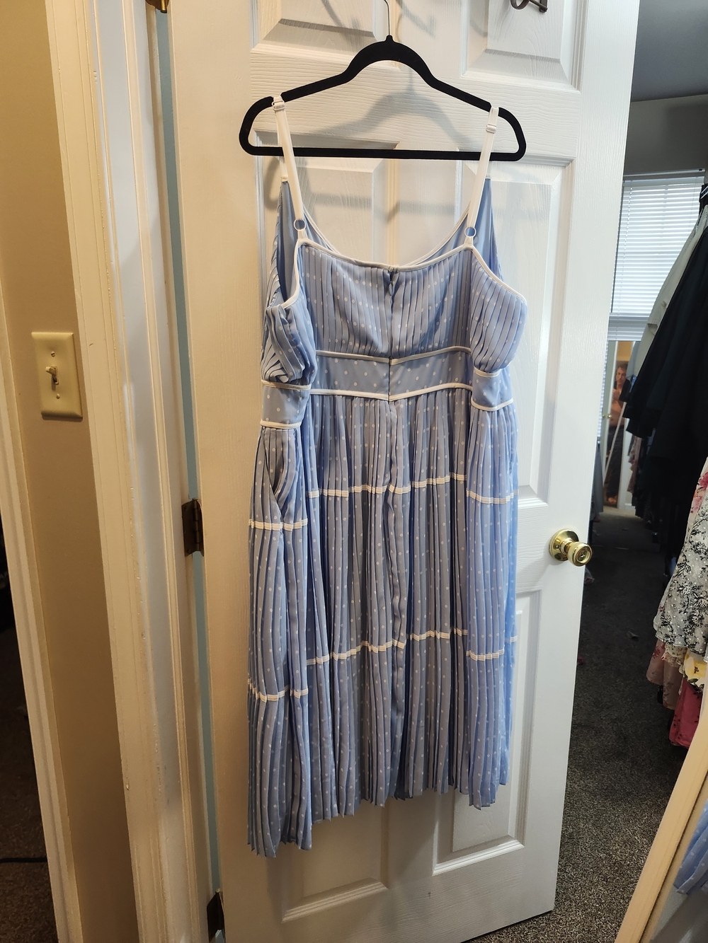 torrid Light Blue and White Striped Maxi Dress - Picture 2 of 4